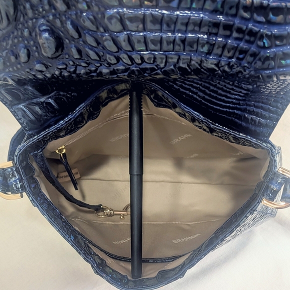 NWOT Brahmin Gianna in Royal Blue - Picture 7 of 12